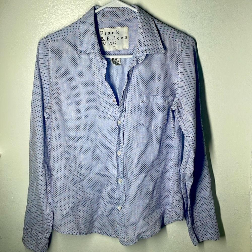 Frank & Eileen long sleeve button up blouse Small